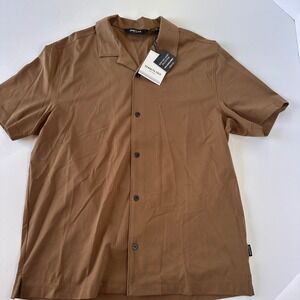 Kenneth Cole New York‎ Heritage Collection Short Sleeve Shirt - M - Bear Cub